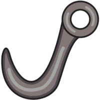 覆工板フック 4点吊りで使用する覆工板フックのイラスト