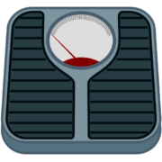 体重計の簡略なイラスト