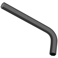 六角棒レンチ 六角穴付きボルトの締め付けに欠かせない六角棒レンチのイラスト