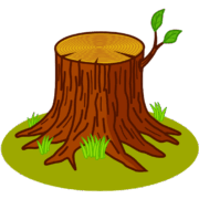 切り株 木の切り株のイラスト
