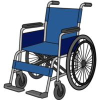 介護・福祉・医療で使われる介助用車椅子のイラスト