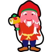 大黒天アイコン 日本の七福神の一人である大黒天(だいこくてん)のアイコン素材