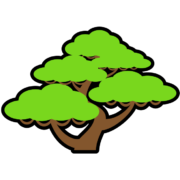 松アイコン 新春におめでた感を演出する松の木のアイコン素材