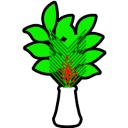 正月榊アイコン 正月・神事に使える榊(さかき)のアイコン素材|和風・神社・お供えイラスト