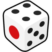 サイコロアイコン 正月の遊びで使うサイコロのアイコン