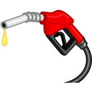 ガソリン価格高騰の象徴でもある給油ノズルのイラスト