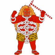 豊橋鬼祭の鬼 豊橋鬼祭の鬼のイラスト