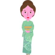 An illustration of a woman wearing a kimono for a change of pace